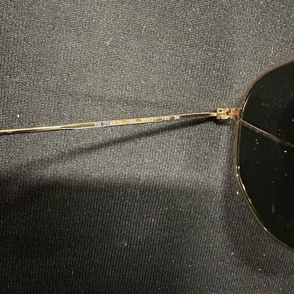 New Ray-Ban 3548 Hexagonal Flat G-15 Green Lenses Gold - Picture 6 of 7